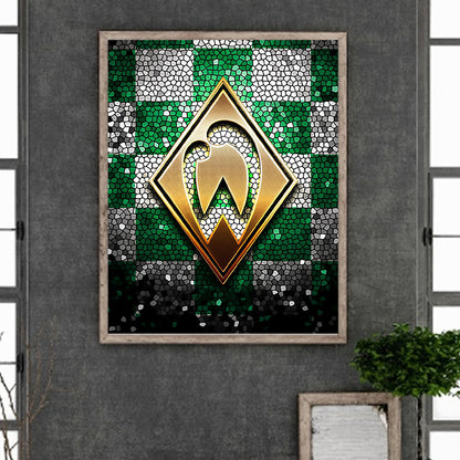 Diamond Painting - Full Round - Werder Bremen logo (40*50CM)