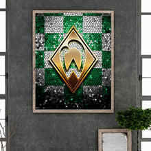 Load image into Gallery viewer, Diamond Painting - Full Round - Werder Bremen logo (40*50CM)
