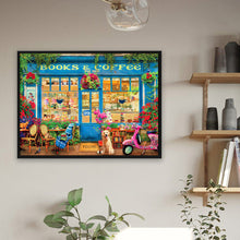 Load image into Gallery viewer, Diamond Painting - Full Round - books and coffee (40*30CM)
