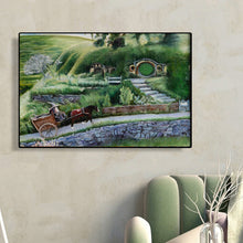 Load image into Gallery viewer, Diamond Painting - Full Round - hobbit art (45*30CM)
