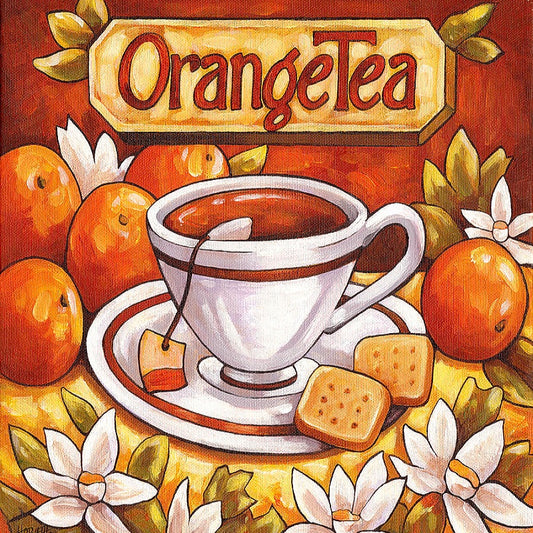 AB Diamond Painting - Full Round - Orange tea and snacks (50*40CM)