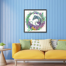 Load image into Gallery viewer, Diamond Painting - Partial Special Shaped - circling dragon (30*30CM)
