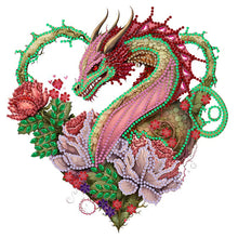 Load image into Gallery viewer, Diamond Painting - Partial Special Shaped - circling dragon (30*30CM)
