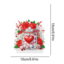 Load image into Gallery viewer, Acrylic 5D DIY Love Rose Diamond Art Tabletop Decor Bedroom Table Home Decor
