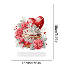 Load image into Gallery viewer, Acrylic 5D DIY Love Rose Diamond Art Tabletop Decor Bedroom Table Home Decor
