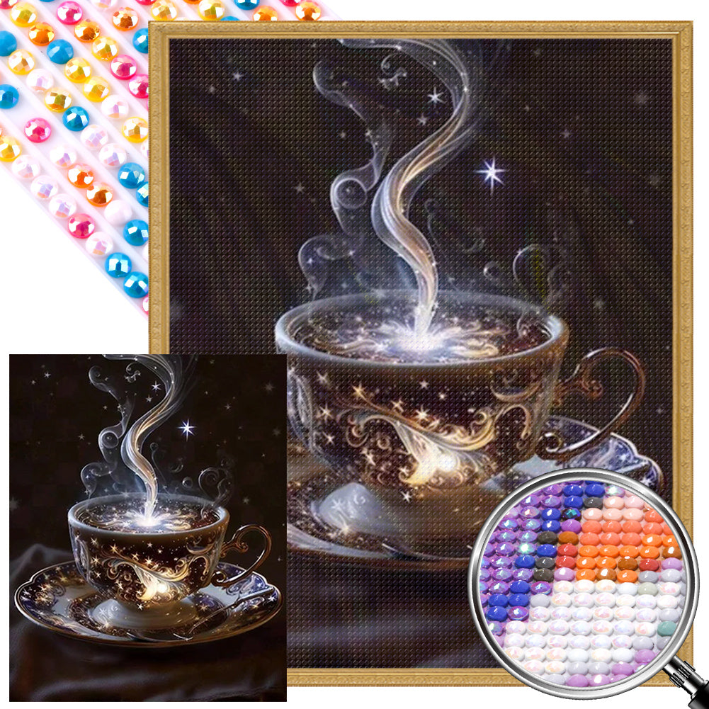 Diamond Painting - Full Round - magic coffee cup (40*50CM)