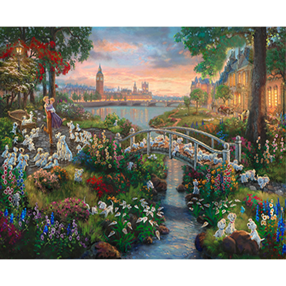 Diamond Painting - Full Round - Long Hair Princess (50*40CM)