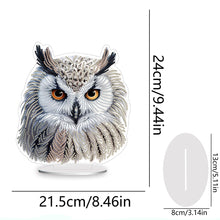 Load image into Gallery viewer, White Head Owl Special Shape Desktop Diamond Art Kits Desktop Decor (Cute Owl)
