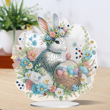 Load image into Gallery viewer, Easter Cute Rabbit Egg Special Shape 5D Diamond Painting Tabletop Kit (LL143)
