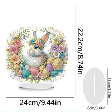 Load image into Gallery viewer, Easter Cute Rabbit Egg Special Shape 5D Diamond Painting Tabletop Kit (LL146)
