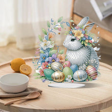 Load image into Gallery viewer, Easter Cute Rabbit Egg Special Shape 5D Diamond Painting Tabletop Kit (LL147)
