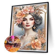 Load image into Gallery viewer, Diamond Painting - Partial Special Shaped - noble lady (30*40CM)
