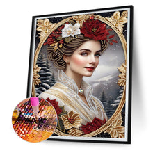 Load image into Gallery viewer, Diamond Painting - Partial Special Shaped - noble lady (30*40CM)
