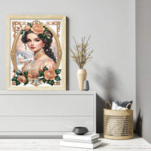 Load image into Gallery viewer, Diamond Painting - Partial Special Shaped - noble lady (30*40CM)
