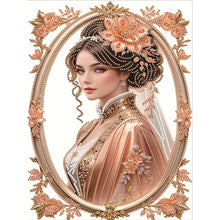 Load image into Gallery viewer, Diamond Painting - Partial Special Shaped - noble lady (30*40CM)
