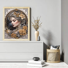 Load image into Gallery viewer, Diamond Painting - Partial Special Shaped - noble lady (30*40CM)
