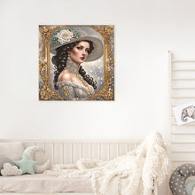 Load image into Gallery viewer, Diamond Painting - Partial Special Shaped - noble lady (30*30CM)

