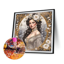 Load image into Gallery viewer, Diamond Painting - Partial Special Shaped - noble lady (30*30CM)
