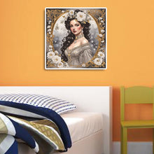 Load image into Gallery viewer, Diamond Painting - Partial Special Shaped - noble lady (30*30CM)
