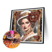 Load image into Gallery viewer, Diamond Painting - Partial Special Shaped - noble lady (30*30CM)
