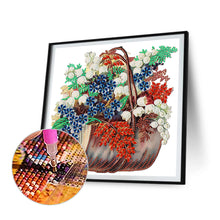 Load image into Gallery viewer, Diamond Painting - Partial Special Shaped - flower basket (30*30CM)
