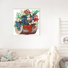 Load image into Gallery viewer, Diamond Painting - Partial Special Shaped - flower basket (30*30CM)

