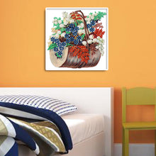 Load image into Gallery viewer, Diamond Painting - Partial Special Shaped - flower basket (30*30CM)
