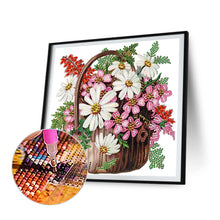 Load image into Gallery viewer, Diamond Painting - Partial Special Shaped - flower basket (30*30CM)
