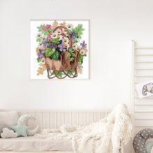 Load image into Gallery viewer, Diamond Painting - Partial Special Shaped - flower basket (30*30CM)
