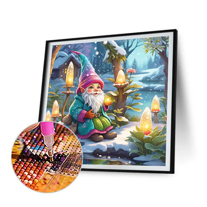 Diamond Painting - Full Round - fairy tale town gnome (30*30CM)