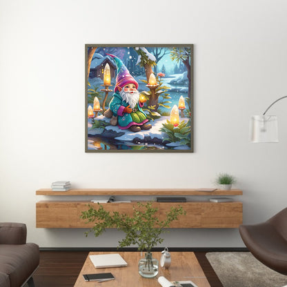 Diamond Painting - Full Round - fairy tale town gnome (30*30CM)