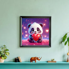 Load image into Gallery viewer, Diamond Painting - Full Round - Love cute panda (30*30CM)
