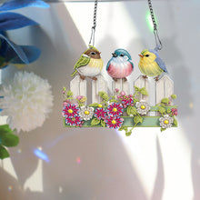 Load image into Gallery viewer, Single Sided Cute Birds 5D DIY Diamond Painting Dots Pendant for Home Wall Decor
