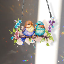 Load image into Gallery viewer, Single Sided Cute Birds 5D DIY Diamond Painting Dots Pendant for Home Wall Decor
