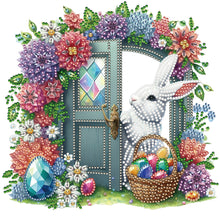 Load image into Gallery viewer, Diamond Painting - Partial Special Shaped - garden rabbit (30*30CM)
