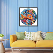 Load image into Gallery viewer, Diamond Painting - Partial Special Shaped - Blue flower quill paper painting (30*30CM)
