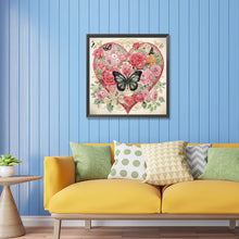 Load image into Gallery viewer, Diamond Painting - Partial Special Shaped - love butterfly rose (30*30CM)
