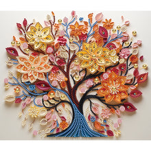 Load image into Gallery viewer, Diamond Painting - Partial Special Shaped - tree of life paper painting (35*30CM)
