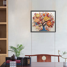 Load image into Gallery viewer, Diamond Painting - Partial Special Shaped - tree of life paper painting (35*30CM)
