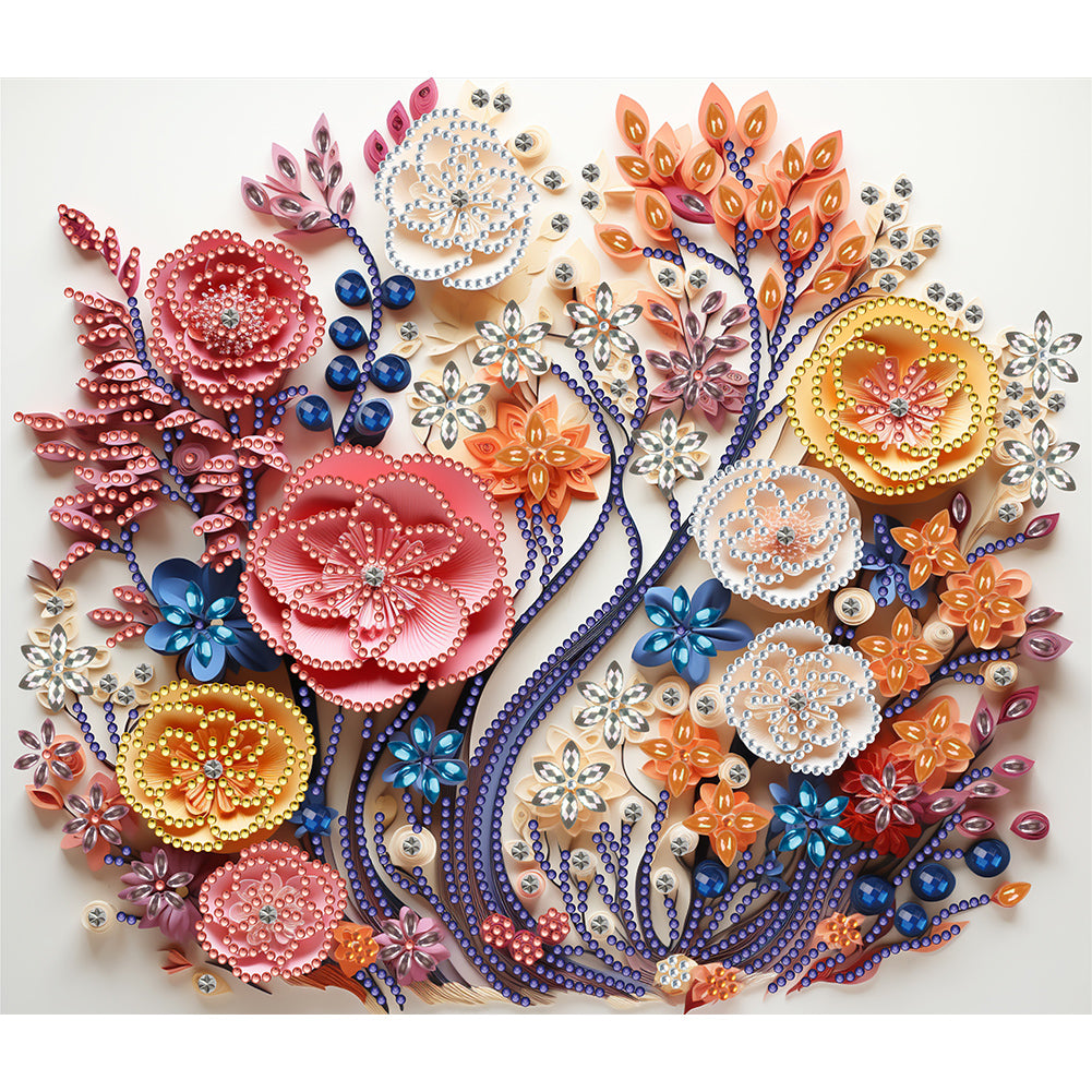 Diamond Painting - Partial Special Shaped - tree of life paper painting (35*30CM)