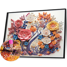 Load image into Gallery viewer, Diamond Painting - Partial Special Shaped - tree of life paper painting (35*30CM)
