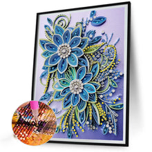 Load image into Gallery viewer, Diamond Painting - Partial Special Shaped - Flower quill painting (30*40CM)
