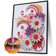 Load image into Gallery viewer, Diamond Painting - Partial Special Shaped - Flower quill painting (30*40CM)
