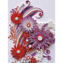 Load image into Gallery viewer, Diamond Painting - Partial Special Shaped - Flower quill painting (30*40CM)
