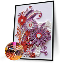 Load image into Gallery viewer, Diamond Painting - Partial Special Shaped - Flower quill painting (30*40CM)

