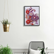 Load image into Gallery viewer, Diamond Painting - Partial Special Shaped - Flower quill painting (30*40CM)
