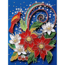 Load image into Gallery viewer, Diamond Painting - Partial Special Shaped - Flower quill painting (30*40CM)

