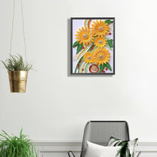 Load image into Gallery viewer, Diamond Painting - Partial Special Shaped - Flower quill painting (30*40CM)
