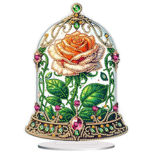 Load image into Gallery viewer, Special Shape Single-Side Rose Crystal Box Desktop Diamond Painting Home Craft
