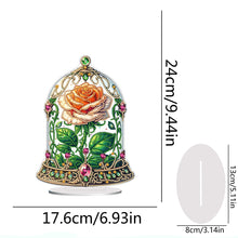 Load image into Gallery viewer, Special Shape Single-Side Rose Crystal Box Desktop Diamond Painting Home Craft
